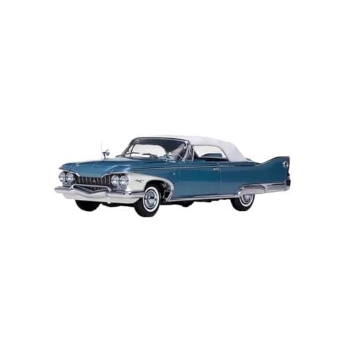 Mini Auto Spielzeug 1/18 Für Plymouth 1960 Cabrio Realistische Legierung Modell Sammeln Vintage Ornamente Wohnkultur(Blue) von CYQOCD