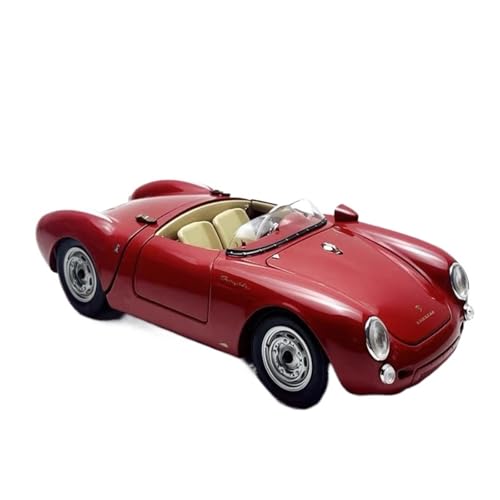 Mini Auto Spielzeug 1/18 Für Porsche 550A Großformatiges Legierungsautomodell Dekoratives Modell Überraschungsspielzeug Rot Wohnkultur von CYQOCD