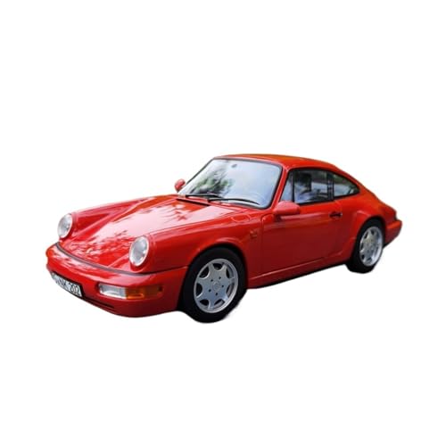 Mini Auto Spielzeug 1/18 Für Porsche 911 Carrera4 Realistisches Fahrzeug Legierung Automodell Mehrfarbige Zu Öffnende Tür Metallornamente Wohnkultur(Red) von CYQOCD