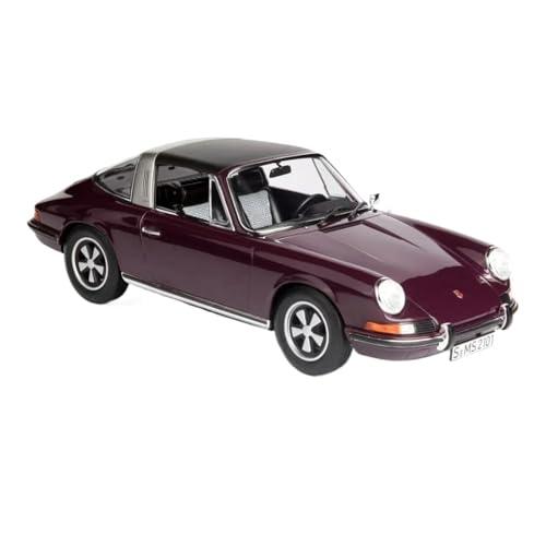 Mini Auto Spielzeug 1/18 Für Porsche 911 E Targa 1971 Legierung Antike Geschlossene Tür Auto Modell Statische Display Sammlung Wohnkultur von CYQOCD
