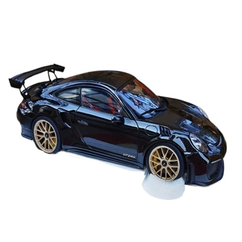 Mini Auto Spielzeug 1/18 Für Porsche 911 GT2 RS Hellschwarz Simulation Druckguss Metallmodell Erwachsenenkollektion Wohnkultur von CYQOCD