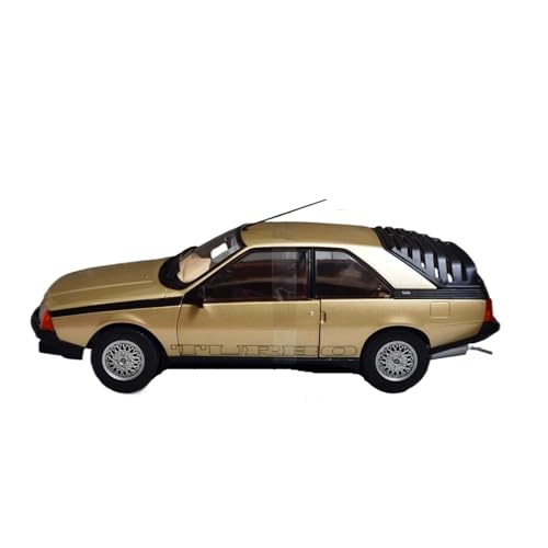 Mini Auto Spielzeug 1/18 Für Renault Fuego Turbo 1980 Druckguss Metall Spielzeug Auto Modell Bastler Display Ornamente Wohnkultur von CYQOCD