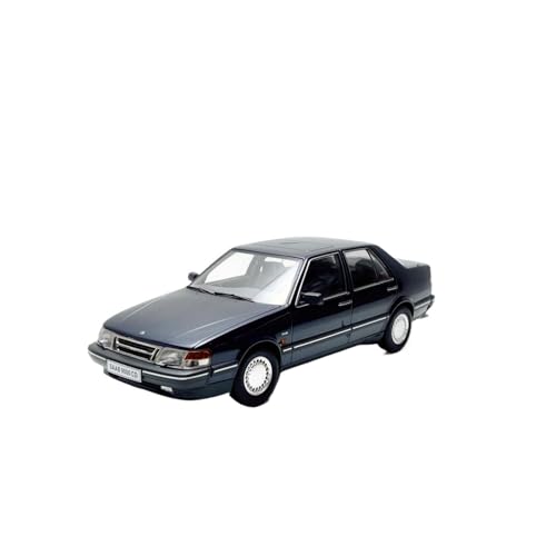 Mini Auto Spielzeug 1/18 Für SAAB 9000 DC Legierung Simulation Metall Mini Auto Fahrzeug Modell Dunkelblau Dekoration Wohnkultur von CYQOCD