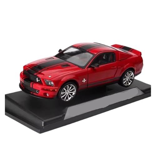 Mini Auto Spielzeug 1/18 Für Shelby GT5OO 2008 SUPER Snake Legierung Auto Modell Klassische Fahrzeug Sammlerstücke Wohnkultur von CYQOCD