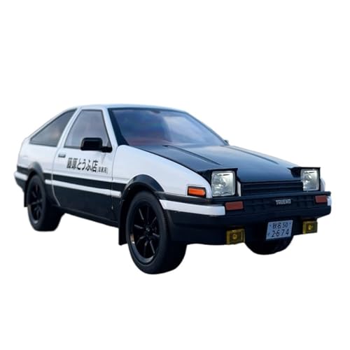 Mini Auto Spielzeug 1/18 Für Toyota AE86 Legierung Sammleredition Automodell Simulation Retro Supercar Jump Light Version Wohnkultur von CYQOCD