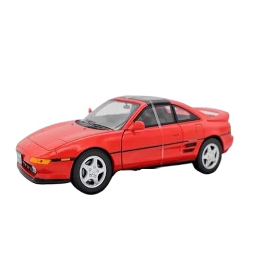 Mini Auto Spielzeug 1/24 Für Toyota MR2 1989 Legierung Sportwagen Modell Displayständer Schmückt Outdoor Play Rot Wohnkultur von CYQOCD