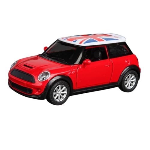 Mini Auto Spielzeug 1/32 Für Mini-Legierung Automodell Mini-Auto Dekoration Spielzeug Pullback-Fahrzeug Blau Rot Gelb Wohnkultur(Red) von CYQOCD