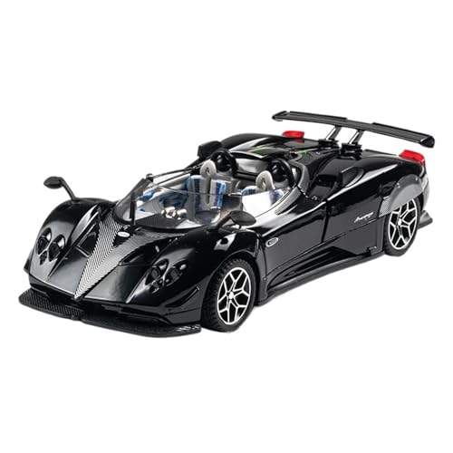 Mini Auto Spielzeug 1/32 Für Paganizonta HP Alloy Druckguss-Automobilmodell/Cabrio-Sportwagen-Simulationsmodell Wohnkultur(Black) von CYQOCD