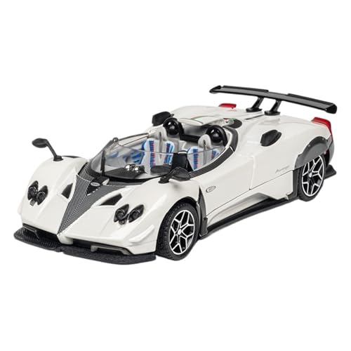 Mini Auto Spielzeug 1/32 Für Paganizonta HP Alloy Druckguss-Automobilmodell/Cabrio-Sportwagen-Simulationsmodell Wohnkultur(White) von CYQOCD