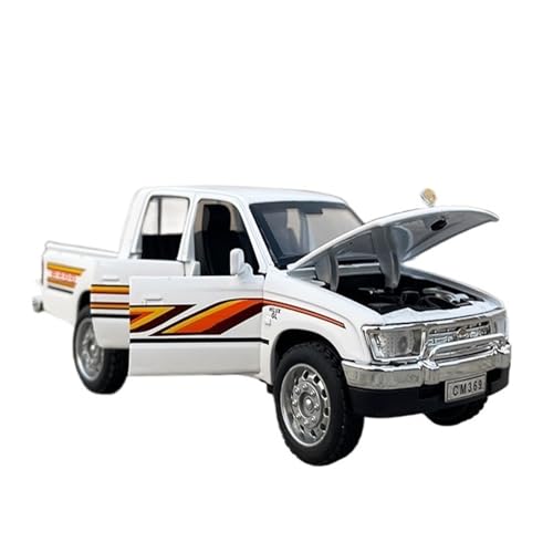Mini Auto Spielzeug 1/32 Für Toyota Hilux Metallautomodell Sound Und Licht Pullback Pickup Spielzeugfahrzeugsammlung Wohnkultur(White) von CYQOCD