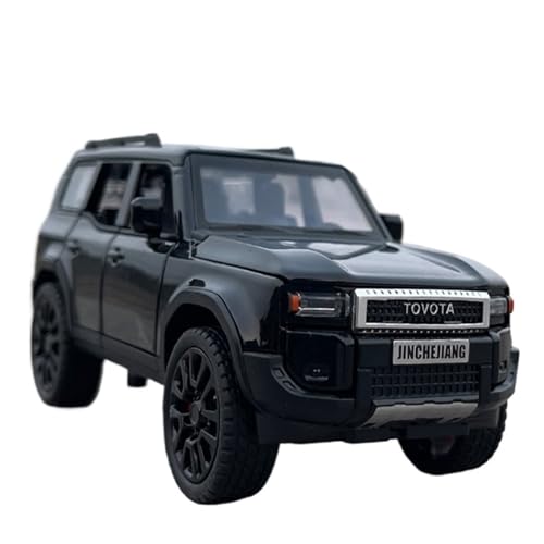 Mini Auto Spielzeug 1/32 Für Toyota Prado Geländewagen Legierung Automodell Sound Und Licht Pullback-Modell Partyüberraschung Wohnkultur(Gray) von CYQOCD