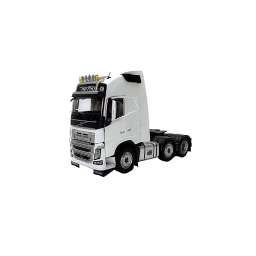 Mini Auto Spielzeug 1/32 Für Volvo FH16 Traktor Anhänger Transport LKW Legierung Auto Modell 6 * 2/4 * 2 LKW Kopf Modell Wohnkultur(Yellow FH16 6 * 2 750) von CYQOCD