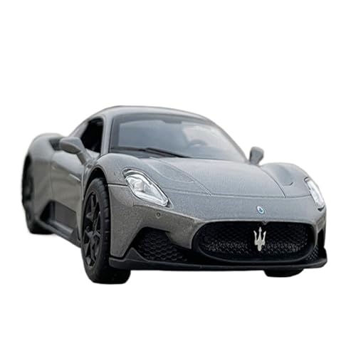 Mini Auto Spielzeug 1/33 Für Maserati MC20 Skala Legierung Auto Modell Mit Sound Und Licht Pull Back Supercar Fahrzeug Display Wohnkultur(Gray) von CYQOCD