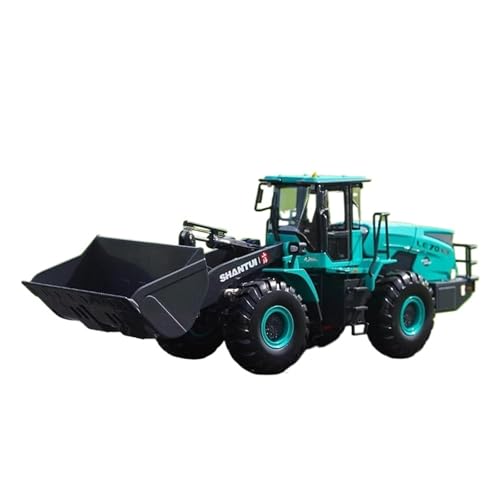 Mini Auto Spielzeug 1/35 Für SHANTUI L55-C5 SR260M Loader Maschinenbau Gabelstapler Legierung Modell Ornamente Wohnkultur(Green) von CYQOCD