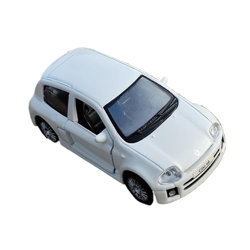 Mini Auto Spielzeug 1/36 Für Dodge Ford Chevrolet Pickup Polizeiauto Pull Back Modell Metall Multicolor Spielzeugautos Überraschung Wohnkultur(Leilo White) von CYQOCD