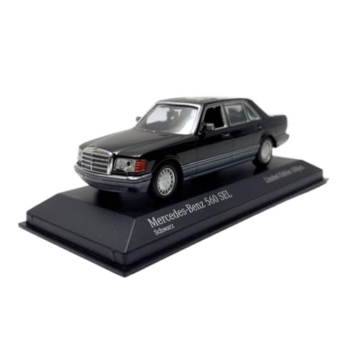 Mini Auto Spielzeug 1/43 Für 560SEL W126 S-klasse Legierung Miniatur Auto Modell Adult Collector Series Sammlung Wohnkultur von CYQOCD