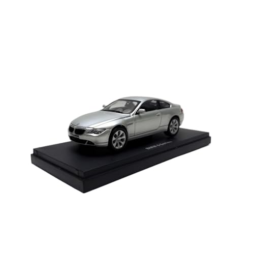 Mini Auto Spielzeug 1/43 Für 6 Series Coupe 2006 Legierung Limousine Silber Metall Auto Modell Front Haube Kann Geöffnet Werden Wohnkultur von CYQOCD