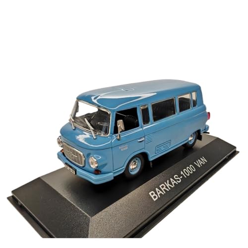 Mini Auto Spielzeug 1/43 Für Barkas 1000 Van Modell Legierung Auto Modell Display Fall Platzierung Blau Simulation Spielzeug Wohnkultur von CYQOCD