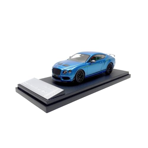 Mini Auto Spielzeug 1/43 Für Bentley Continental GT3R Legierung Multi-Color Automodell Statische Fahrzeugsammlung Wohnkultur(Blue) von CYQOCD