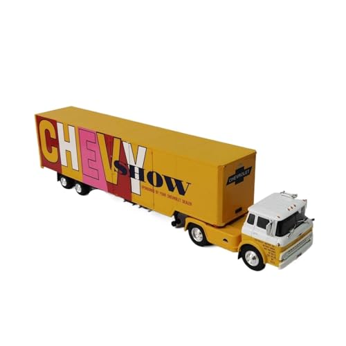 Mini Auto Spielzeug 1/43 Für Chevrolet Tilt Cab C65 Traktor-Anhänger LKW Legierung Modell Metall Spielzeug Dekorative Sammlungen Wohnkultur von CYQOCD