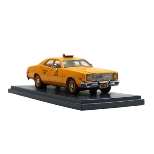Mini Auto Spielzeug 1/43 Für Dodge Monaco Taxi 1977 Gelbes Taxi Harz Automodell Druckguss Fahrzeug Souvenirsammlung Wohnkultur von CYQOCD