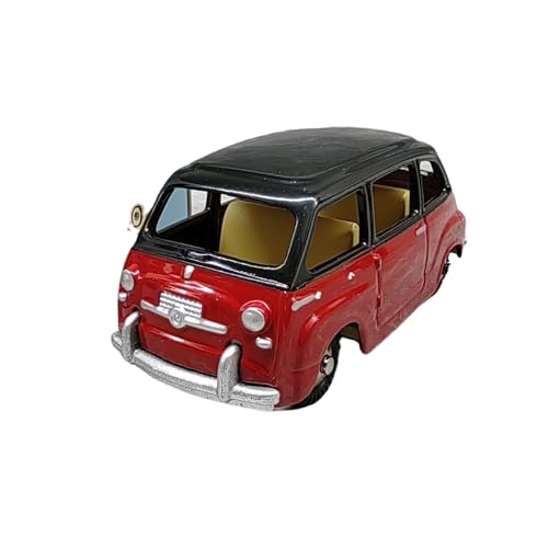 Mini Auto Spielzeug 1/43 Für FIAT 600 Retro-Stil Legierung Automodell Nostalgische Souvenirs Raum Dekoration Spielzeug Rot Wohnkultur von CYQOCD