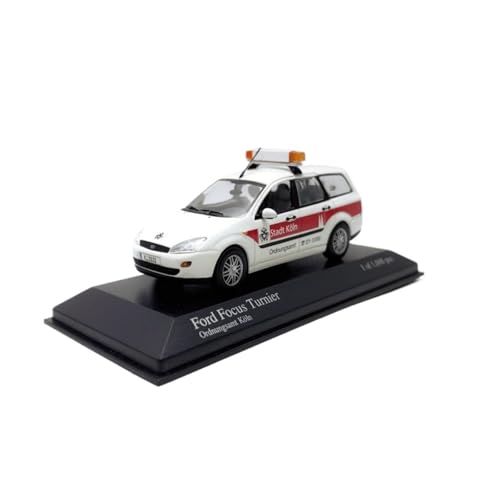 Mini Auto Spielzeug 1/43 Für Ford Focus Turnier Legierung Druckguss Automodell Weiße Limousine Realistisches Modell Statisches Spielzeug Wohnkultur von CYQOCD