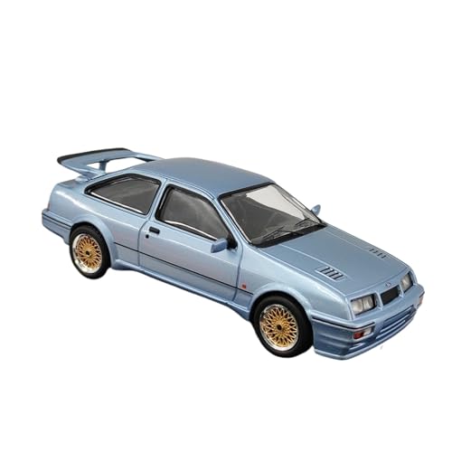 Mini Auto Spielzeug 1/43 Für Ford Sierra RS Cosworth 1987 Druckguss Auto Modell Blau Sport Auto Spielzeug Kunstwerk Ornament Wohnkultur von CYQOCD