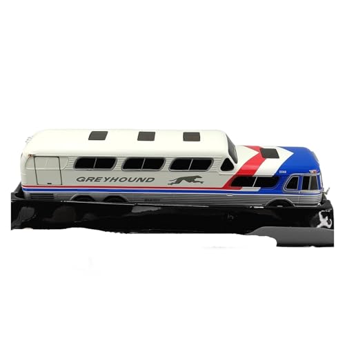 Mini Auto Spielzeug 1/43 Für Greyhound Scenicruiser 1965 Greyhound Busmodell ABS-Schale Druckguss-Spielzeugauto Displaymodell Wohnkultur von CYQOCD