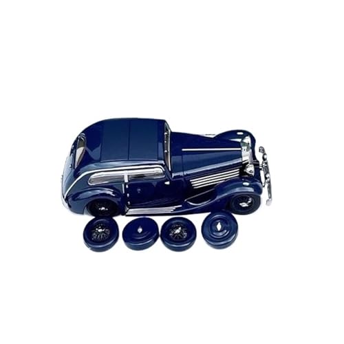 Mini Auto Spielzeug 1/43 Für Jaguar SS1 1935 Vintage Metall Auto Modell Druckguss & Spielzeug Erwachsene Fans Souvenir Sammlerstück Wohnkultur(Blue) von CYQOCD