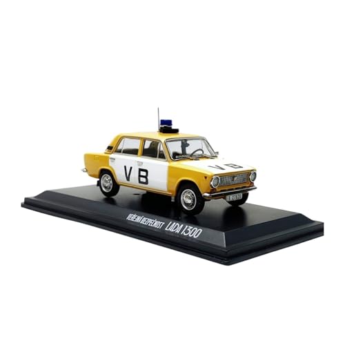 Mini Auto Spielzeug 1/43 Für Lada 1300 VB Polizeiauto Maßstab Legierung Fahrzeugmodell Dekoratives Modell Spielzeug Für Die Sammlung Wohnkultur von CYQOCD