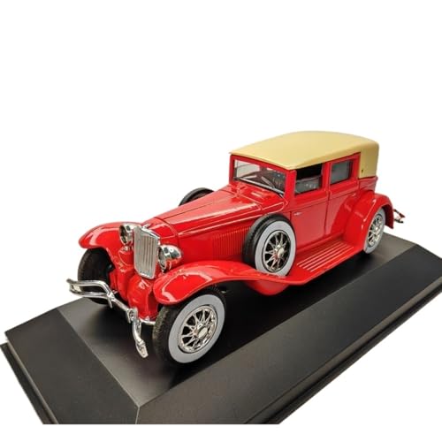 Mini Auto Spielzeug 1/43 Für Legierung Oldtimer Modell Metall Fahrzeuge Display Dekoration Rot Erwachsenen Sammlung Spielzeug Wohnkultur von CYQOCD