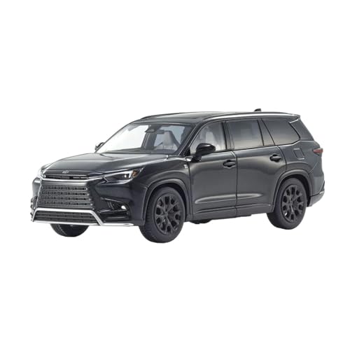 Mini Auto Spielzeug 1/43 Für Lexus TX 500h F Sport Legierung Multi-Color Automodell Druckguss Maßstab Dekoration Modell Wohnkultur(Black) von CYQOCD