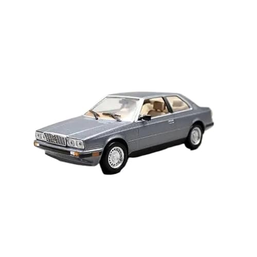 Mini Auto Spielzeug 1/43 Für Maserati Biturbo Oldtimer-Simulationsskala Legierungsautomodell Souvenirs Grau Wohnkultur von CYQOCD