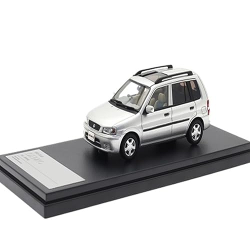 Mini Auto Spielzeug 1/43 Für Mazda Demio Gl (1996) Mehrfarbiges Geländewagen-Spielzeug-Legierungsmodell Für Enthusiasten Wohnkultur(Silver) von CYQOCD
