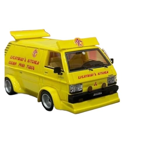 Mini Auto Spielzeug 1/43 Für Mitsubishi Delica L300 Harz Fahrzeug Display Fall Platzierung Szene Simulation Spielzeug Wohnkultur von CYQOCD