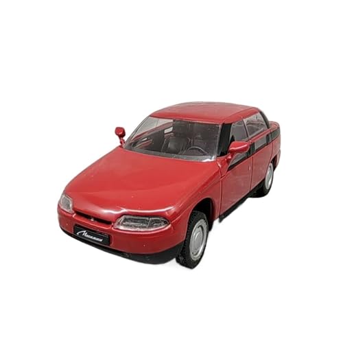Mini Auto Spielzeug 1/43 Für Moskau 2143 Sammleredition Rot Fahrzeug Legierung Automodell Bastler Souvenir Display Wohnkultur von CYQOCD