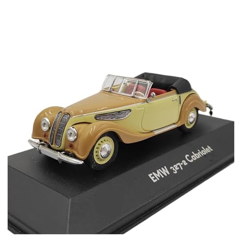 Mini Auto Spielzeug 1/43 Für Ostdeutsches EMW 327-2 Oldtimer Beige Legierung Auto Maßstab Modell Metall Handwerk Display Wohnkultur von CYQOCD