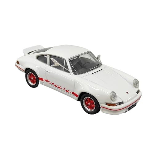 Mini Auto Spielzeug 1/43 Für Porsche 911 Carrera RS 2.7 1973 Weißes Legierungsautomodell Mit Roten Rädern Supercar-Modell Wohnkultur Mini Auto Spielzeug 1/43 Für Porsche 911 Carrera RS 2.7 1973 Weißes Legierungsautomodell Mit Roten Rädern Supercar-Modell Wohnkultur von CYQOCD