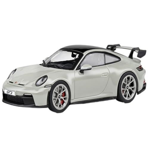 Mini Auto Spielzeug 1/43 Für Porsche 992 GT3 Carrera Turbo GTS Legierung Ornamente Maßstab Modell Mini Sammlung Spielzeug Wohnkultur(Gray) von CYQOCD