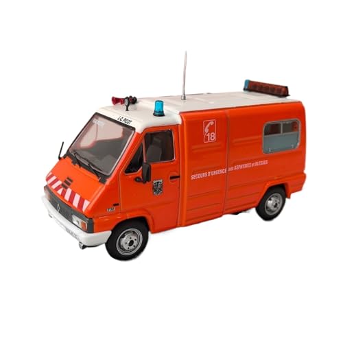 Mini Auto Spielzeug 1/43 Für Renault Master T30 Feuerwehrauto Legierung Modellbau Miniaturfahrzeuge Raumdekoration Wohnkultur von CYQOCD