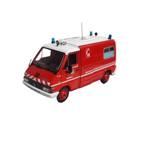 Mini Auto Spielzeug 1/43 Für Renault Master T30 Feuerwehrauto Modell Legierung Dekorative Modell Spielzeug Sammlung Raum Display Wohnkultur von CYQOCD