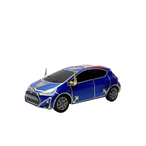 Mini Auto Spielzeug 1/43 Für Toyota Aqua Scale Druckguss-Automodell Schlafzimmerdekoration Indoor- Und Outdoor-Spielzeug Wohnkultur von CYQOCD