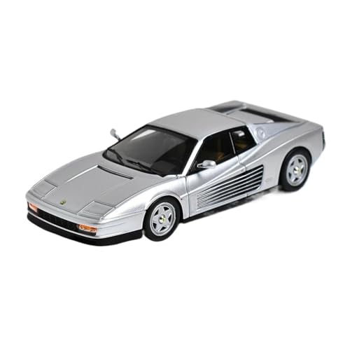 Mini Auto Spielzeug 1/43 Für Tsetarossa Roadster Spyder Scale Alloy Car Model Toys-Enthusiasten Zeigen Es Freunden Wohnkultur(Silver) von CYQOCD