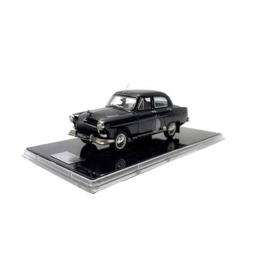 Mini Auto Spielzeug 1/43 Für Volga GAZ M21 Legierung Multi-Farbe Sammler Edition Auto Modell Miniatur Display Modell Wohnkultur(Black) von CYQOCD