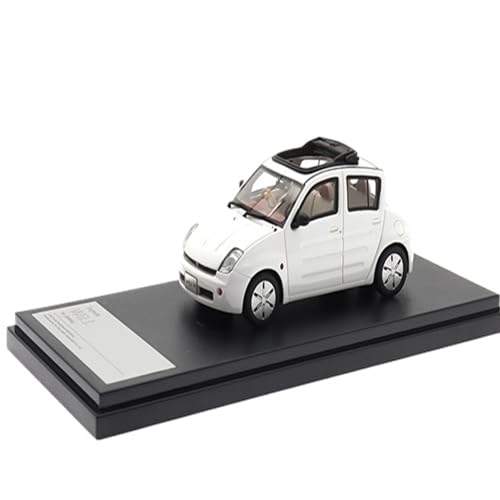 Mini Auto Spielzeug 1/43 Für Will Vi (2000) Metallmodellauto Mit Schiebedach Statische Realistische Ornamentdekoration Wohnkultur(White) von CYQOCD