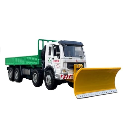 Mini Auto Spielzeug 1/50 Für Metall Schneeräumung Engineering Fahrzeug Modell LKW Spielzeug Simulation Muldenkipper Bulldozer Wohnkultur(Green) von CYQOCD