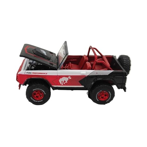 Mini Auto Spielzeug 1/64 Für 1966 Ford Mustang Geländewagen Modell Maßstab Legierung Fahrzeug Kleine Druckguss Spielzeug Rot Wohnkultur von CYQOCD