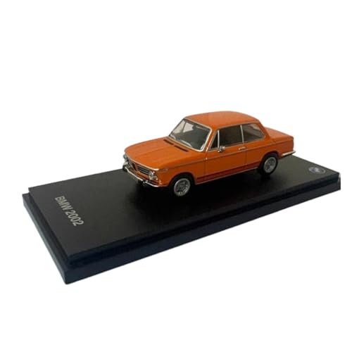 Mini Auto Spielzeug 1/64 Für BMW 2002 Legierungsautomodell Klassische Retro-Limousine Mini-Fahrzeug Geeignet Für Die Dekoration Wohnkultur(Orange) von CYQOCD