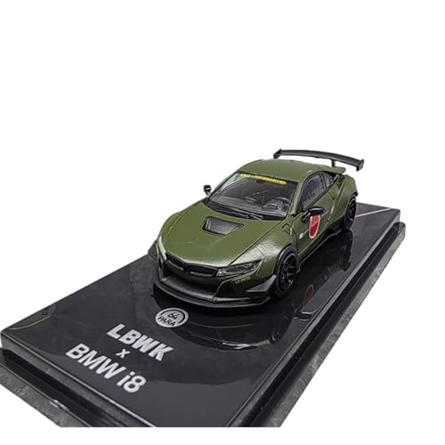Mini Auto Spielzeug 1/64 Für BMW I8 Supercar Legierung Auto Modell Szene Dekoration Simulation Spiel Spielzeug Fall Platzierung Wohnkultur von CYQOCD